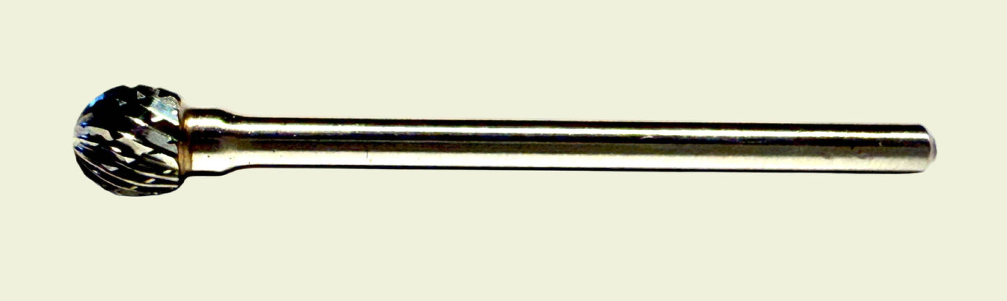 HM Fres, kule Ø 6,3mm X 5,0 mm, Dobbel hogd - Skaft 3 X 44 0507551)