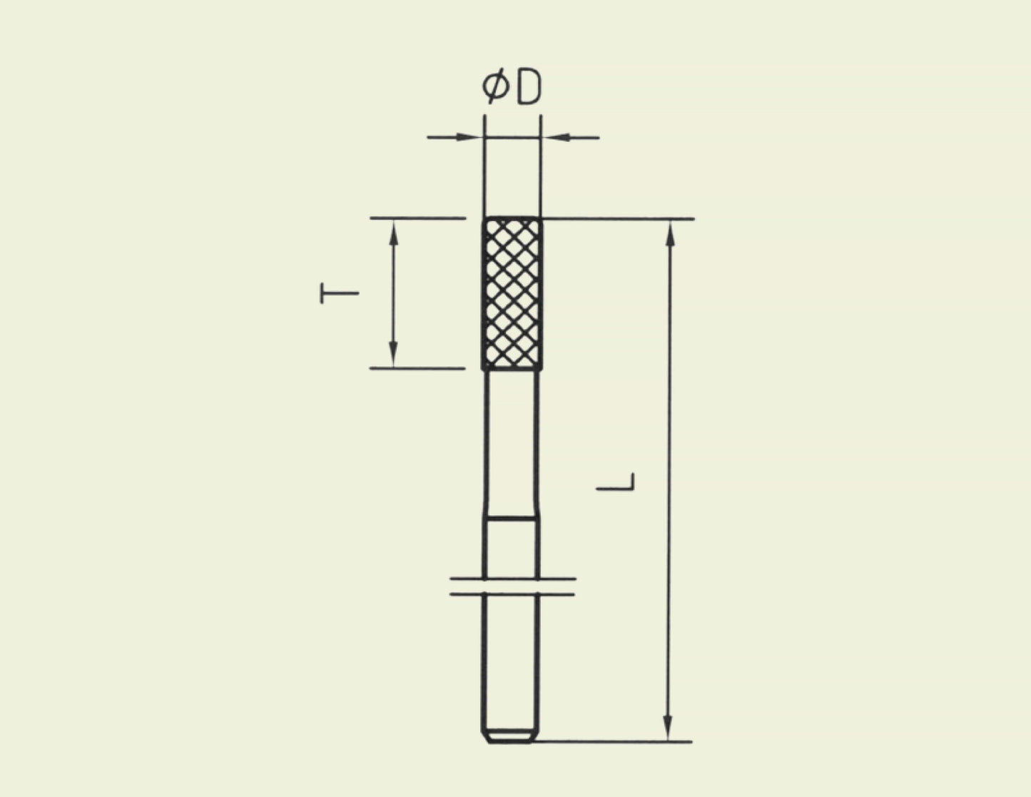 Diamant og CBN roterende verktøy - Cylinder