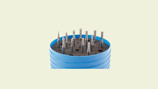 Sett a 12 stk m / 3 mm hardmetall freser (0500400)