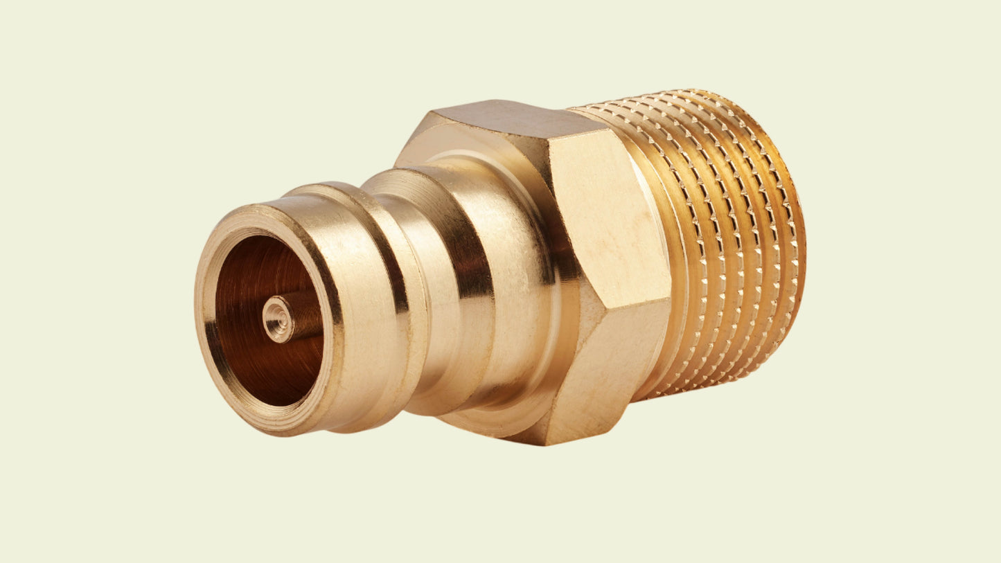 N 945 V Nippel m / utvendig gjenge og ventil M 14 x 1,5