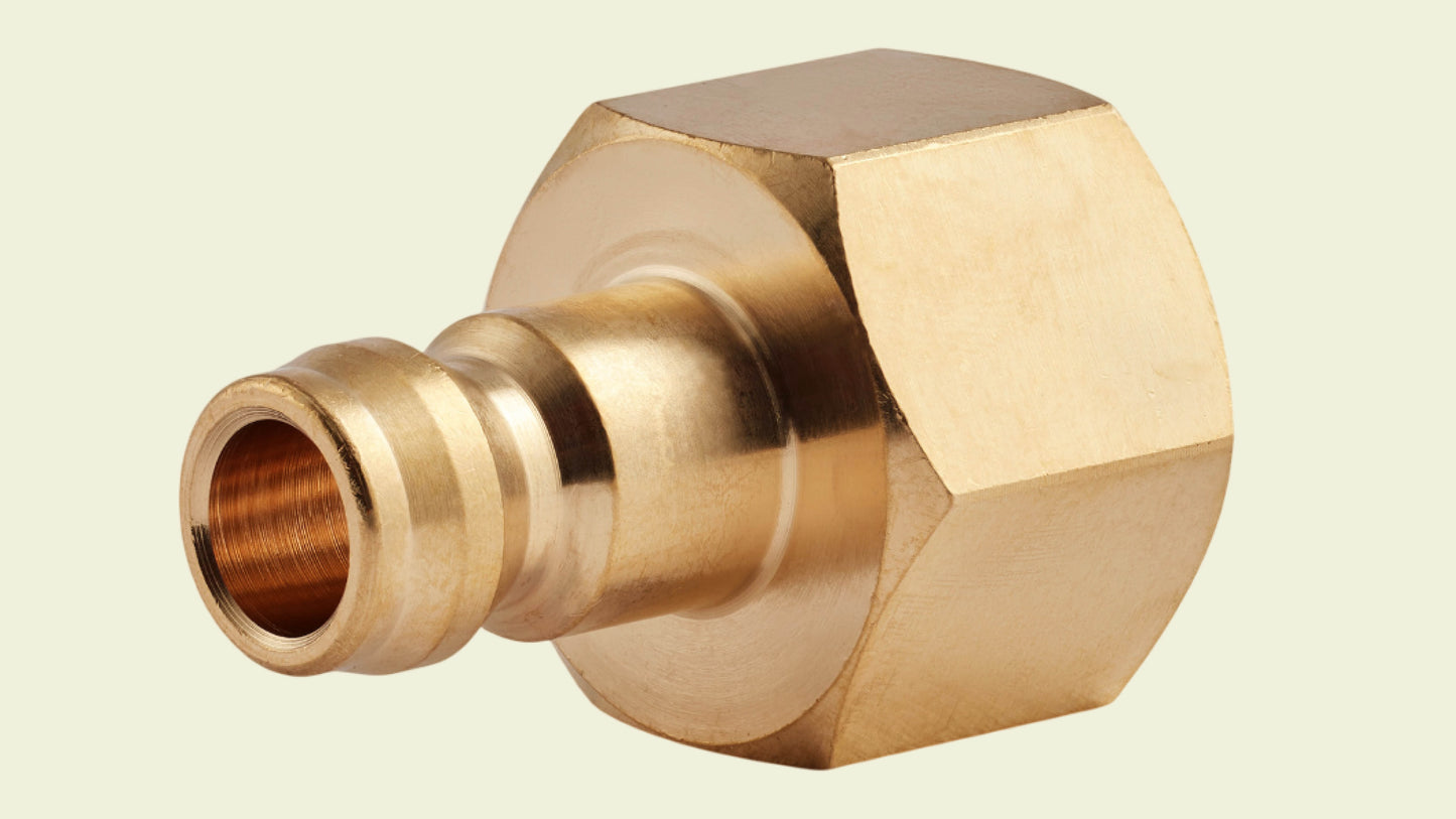 NI 614 Han-nippel serie 6 m/ R 1/4 Innvendig gjenge