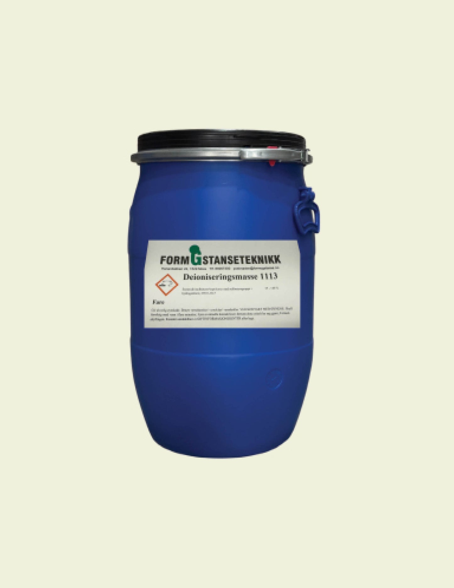 1113-8 Deioniseringsmassse, tønne 50 liter (pris pr. liter)