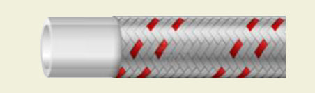 TFS13R 25m armert slange ø13 innv Ø17,5 utv 25 bar ,170C Rød merk. (CAP 19 SILI)