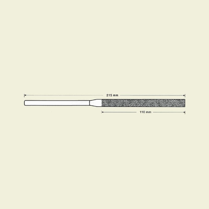 Diamant hånd fil. Ø6,5mm (DLG-2-D151)