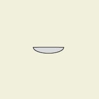 Standard diamant maskin fil, halvmåne, R=1,5, 50mm lengde (DLA-R1,5S-D151)