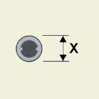 Plastikk polerings bite, pakke med 50 stk (LBP-4R)