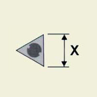 Messing polerings bite, pakke med 25 stk (LBB-4T)