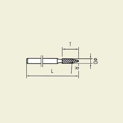 Diamant verktøy. skaft Ø 3.0 mm (D-0924L-H3-D64)