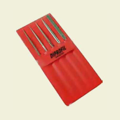 Diamond håndfil, sett med 5stk D46 (DLQ-SET-D46)