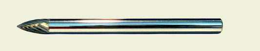 HM Fres Ø 3,0 x 38 mm, flamme, 3 mm tange (0501351)