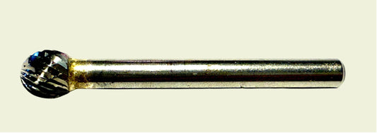 HM Fres kule Ø 9,5 x 8 dobbel cut, 6mm aksel (0507603)