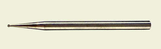 HM Fres Ø 0,9 x 45 mm, kuleformet, 3mm tange (0517121)