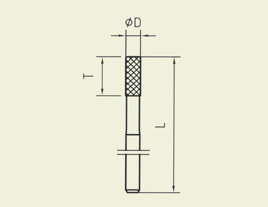 Diamant og CBN roterende verktøy - Cylinder
