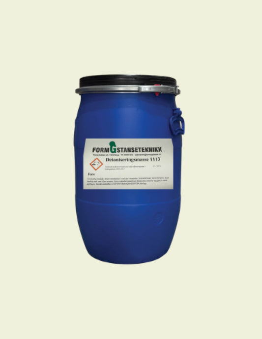 1113-8 Deioniseringsmassse, tønne 50 liter (pris pr. liter)