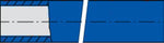 Blå 50m EPDM slange Ø13inv./Ø21 utv. Max15 BAR 140Gr (TFW13B - CAP 24)