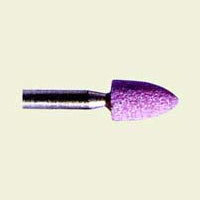 EKR rosa slipestift pointed sylinder Dia 5x10mm med 3mm tange (20 i Posen) (0542147)