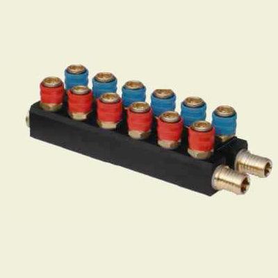 Koblingsbatteri, serie 6, 4 blå, 4 røde (KB0608/BR145)
