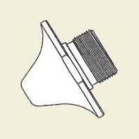 Double Nozzle Ø 2,0 mm Hard Chromium plating (HG 10.595)