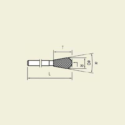 Diamant verktøy, skaft Ø 3,0 mm (D-6154-H3)