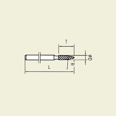 Diamant verktøy, skaft Ø 3,0 mm (D-0924L-H3-D64)