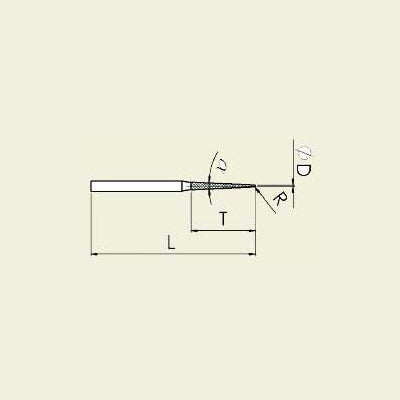 Diamant verktøy, grad D151, skaft Ø 3,0 mm (S-067)
