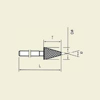 Diamant verktøy, skaft Ø 3,0 mm (D-5756-H3)