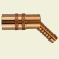 Hunk. 45 Gr. m/13mm slangetilk., ventil (Dyros VK918/45) (TV9013/45)