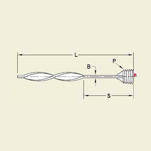 Delevegg, turbo, 12x1/8" (TB12L12)
