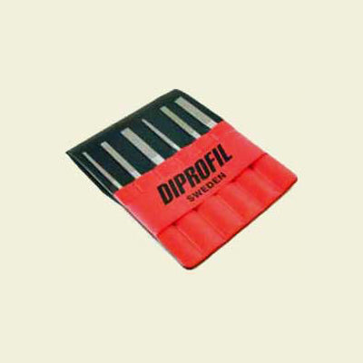 Konisk diamant maskin fil, sett med 6 stk. (DLM-SET-F)